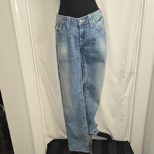 True Religion Light Blue Straight Leg Jeans